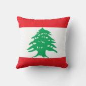 レバノン国旗のアメリカンモジョ枕 クッション (裏面)