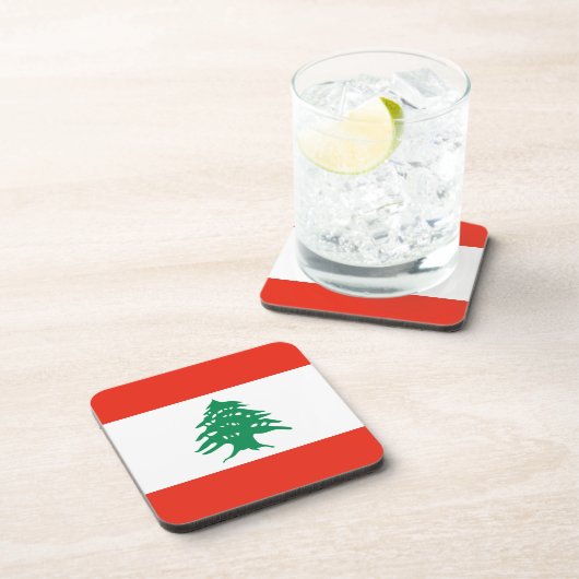 レバノン国旗のコースター コースター (右側)