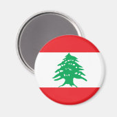 レバノン国旗の磁石 マグネット (正面/裏面)