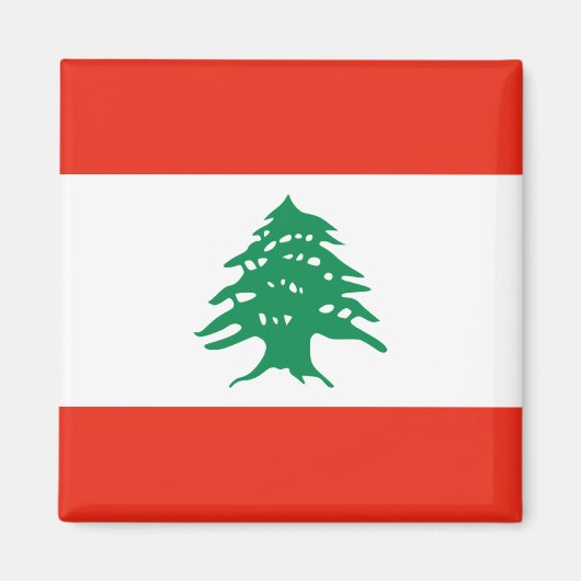 レバノン国旗の磁石 マグネット (正面)