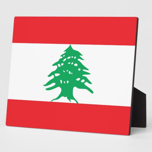 レバノン国旗の額 フォトプラーク (側面)
