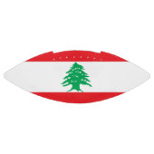 レバノン国旗を持つ愛国的なアメリカンフットボール アメリカンフットボール (パネル)