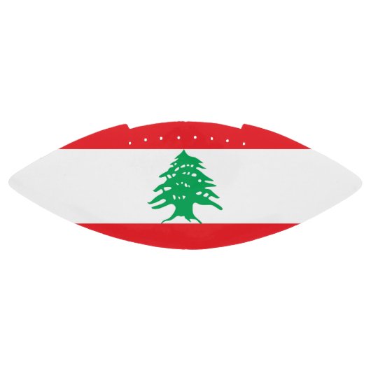 レバノン国旗を持つ愛国的なアメリカンフットボール アメリカンフットボール (パネル)
