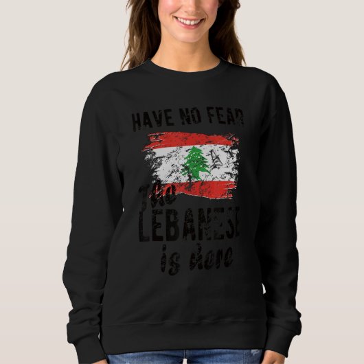 レバノン国旗レバノンのルーツ スウェットシャツ (正面)