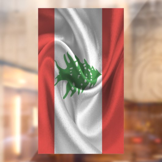 レバノン国旗 ウィンドウサイン (シート2)