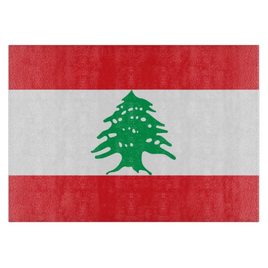 レバノン国旗 カッティングボード (正面)