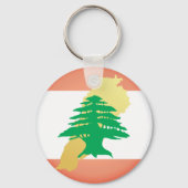 レバノン国旗 キーホルダー (裏面)