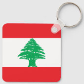 レバノン国旗 キーホルダー (裏面)