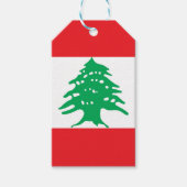 レバノン国旗 ギフトタグ (正面)