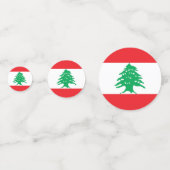 レバノン国旗 コンフェッティ (裏面)