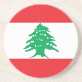 レバノン国旗 コースター (正面)