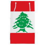 レバノン国旗 スモールペーパーバッグ (正面)