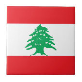 レバノン国旗 タイル (正面)