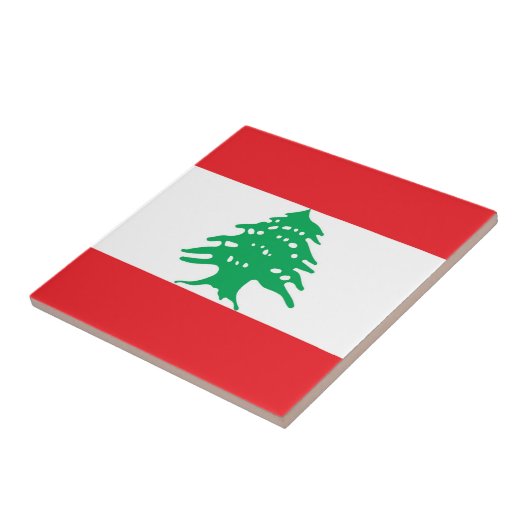 レバノン国旗 タイル (側面)