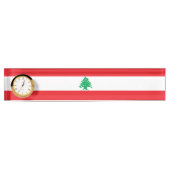 レバノン国旗 デスクネームプレート (正面)