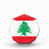 レバノン国旗 フォトブロック (正面)