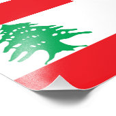 レバノン国旗 フォトプリント            (角)
