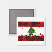 レバノン国旗 マグネット (正面/裏面)