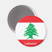 レバノン国旗 マグネット (正面/裏面)