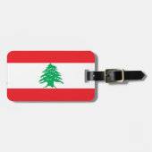 レバノン国旗 ラゲッジタグ (正面横)