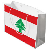 レバノン国旗 ラージペーパーバッグ (裏面アングル)