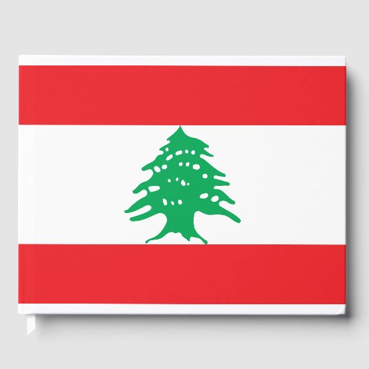 レバノン国旗(レバノン国旗) ゲストブック (正面)
