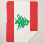 レバノン国旗(レバノン国旗) シェルパブランケット (正面)