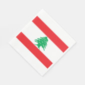 レバノン国旗（レバノン国旗） スタンダードランチョンナプキン (角)