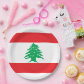 レバノン国旗（レバノン国旗） ペーパープレート (パーティー)