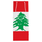 レバノン国旗 ワインギフトバッグ (裏面)