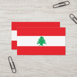 レバノン国旗 名刺