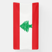 レバノン国旗 横断幕 (縦)