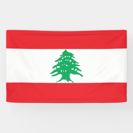 レバノン国旗 横断幕 (横)
