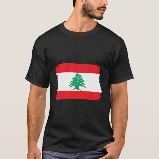 レバノン国旗 Tシャツ (正面)