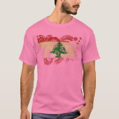 レバノン国旗 Tシャツ (正面)