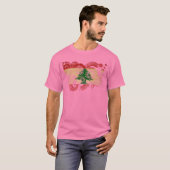 レバノン国旗 Tシャツ (正面フル)