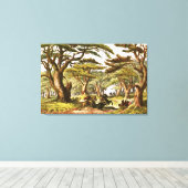 レバノン杉 キャンバスプリント (インサイチュ (ウッドフロア))