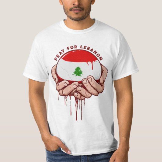 レバノン祈り Tシャツ (正面)