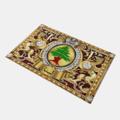 レバノン(アラビアレタリング)ドアマット ドアマット (アングル)