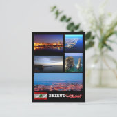 レバノン – ベイルート – モザイク –  ポストカード (スタンド正面)