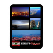 レバノン – ベイルート – モザイク – マグネット (縦)