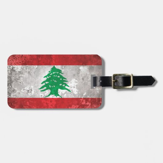 レバノン ラゲッジタグ (正面横)
