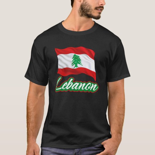 レバノン レバノン国旗 愛国者 メンズ レディース キッズ Tシャツ (正面)