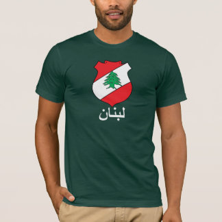 レバノンCOAのアラビアレタリングの人のTシャツ Tシャツ