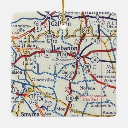 レバノンTN セラミックオーナメント (裏面)