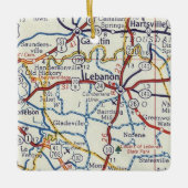 レバノンTN セラミックオーナメント (正面)