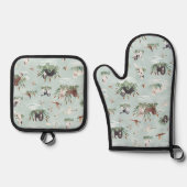 レバベツ 鍋つかみ&鍋敷きセット (正面)