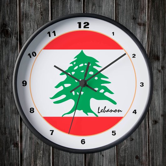 レバモダンノンフラムレバノンホーム/デザイン ラウンド壁時計