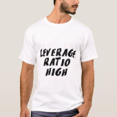 レバレッジ比率が高い Tシャツ (正面)