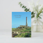 レバント・マイン・コーンウォール・イングランド写真 ポストカード (スタンド正面)